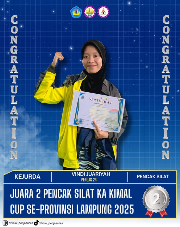 Foto prestasi ka kimal cup se-provinsi lampung